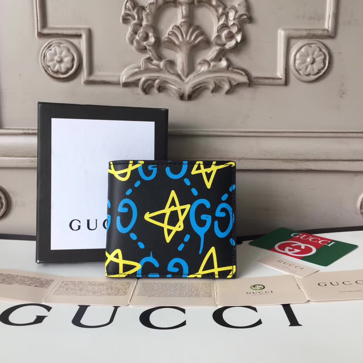Gvc*1 gg leather wallet  2588 11cm*2.5cm*9.5cm