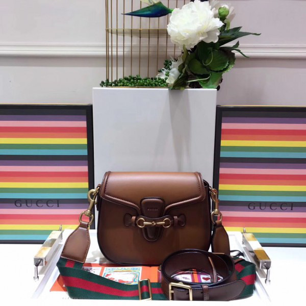 Gvc*1 lady web bag dark brown 25cmx16cmx17cm