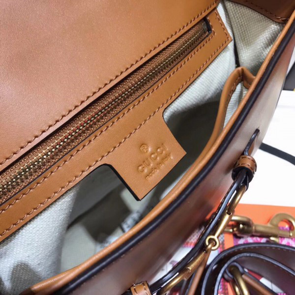 Gvc*1 lady web bag dark brown 25cmx16cmx17cm