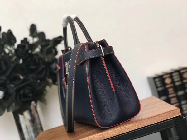 l0vis Vvtt0n twist tote indigo 3785_30*22*13cm