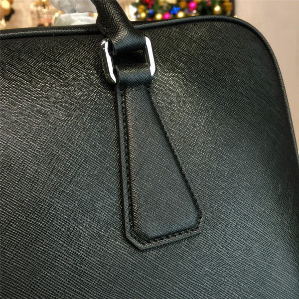 Pra*a leather briefcase 4214 37cm x 9.5cm x 28.5cm