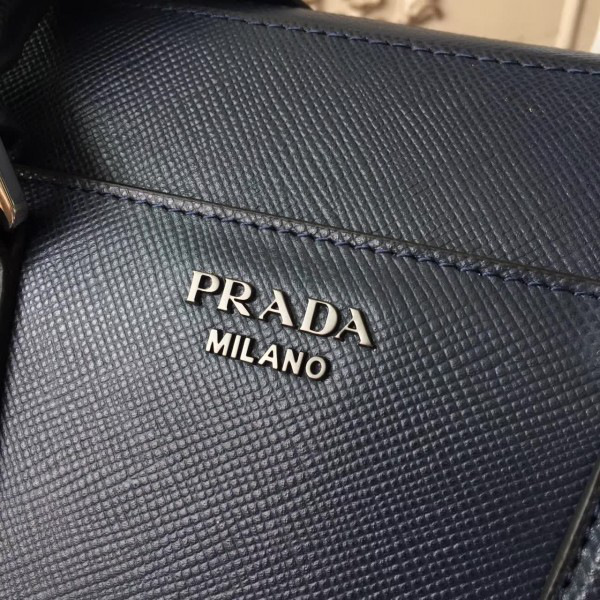 Pra*a leather briefcase 4324 36cmx6.5cmx28cm
