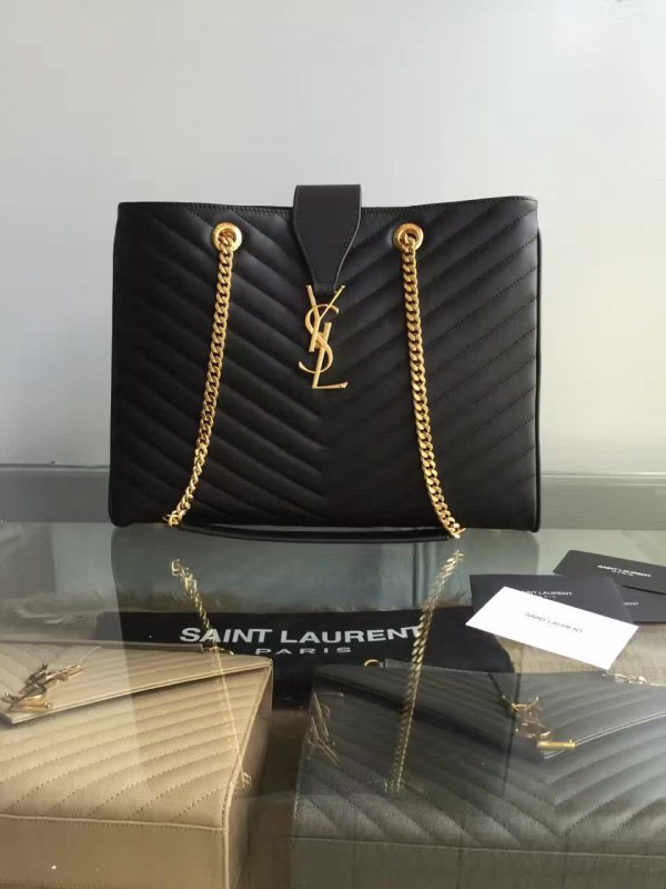 Y51 classic shopper gold black 5132 35cm x 26cm x 11.5cm