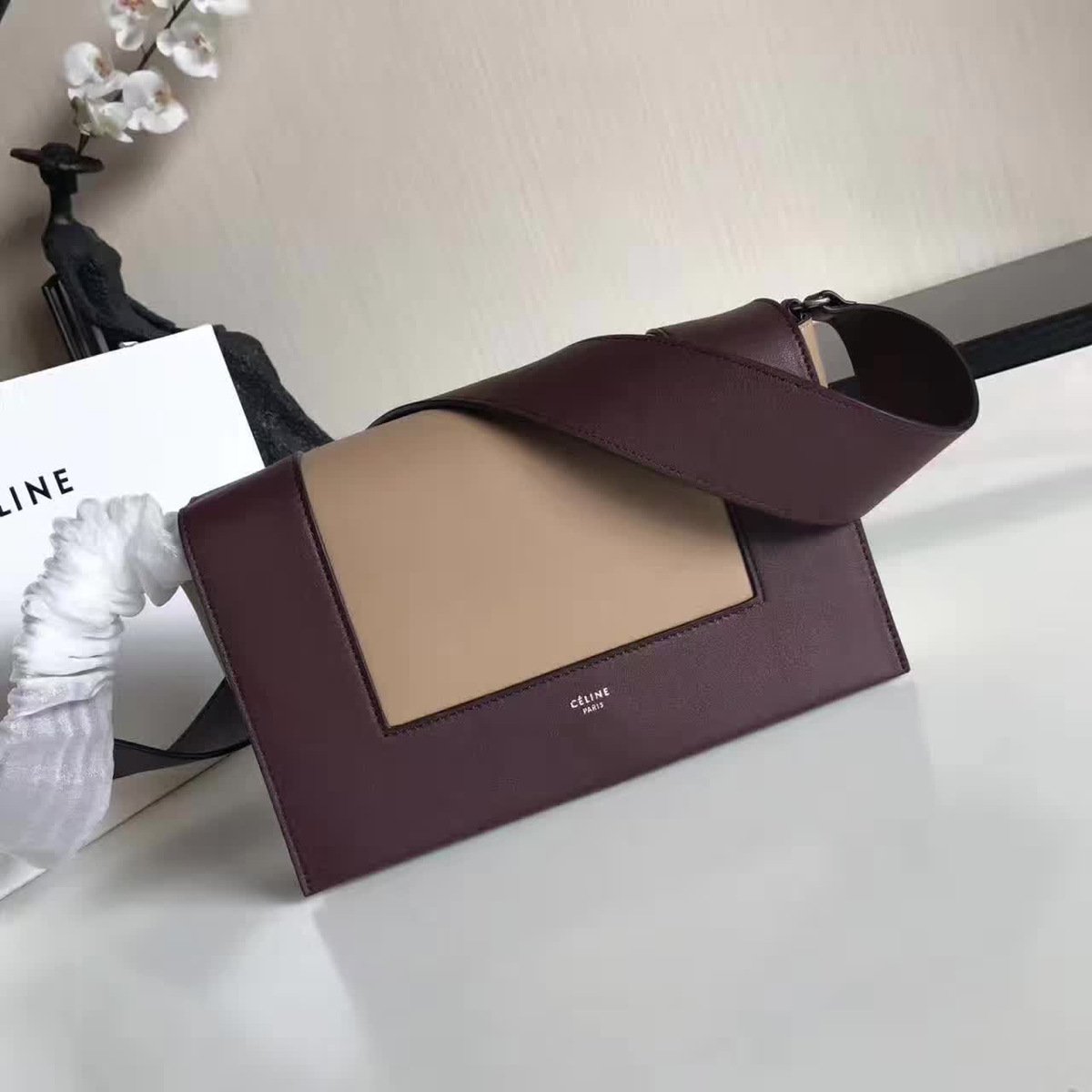 Ce1i*e leather frame z1112 25cm x 9cm x 14cm