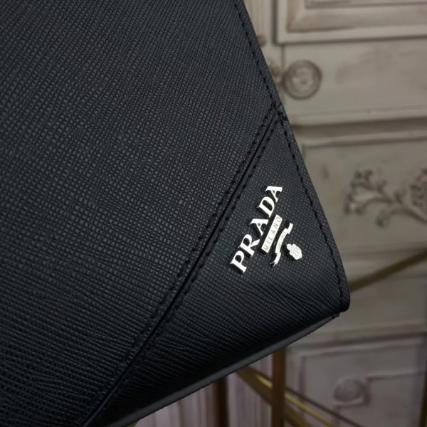 Pra*a leather briefcase 4330 38cmx9.5cmx27.5cm