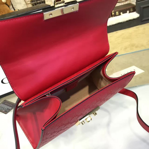 Gvc*1 gg leather padlock cohotbag  2161