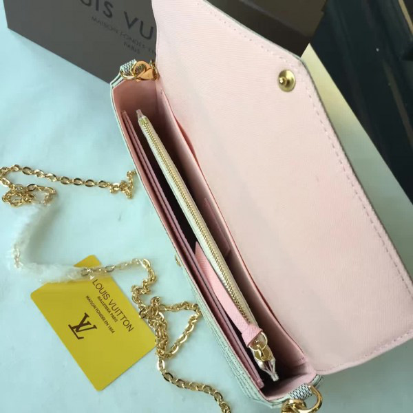 l0vis Vvtt0n pochette  felicie damier azur canvas 3704 21cm