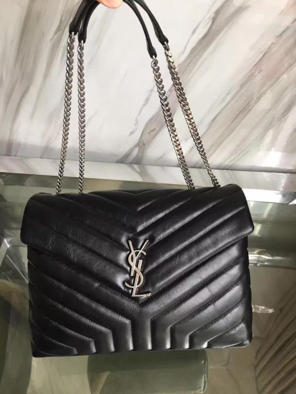 Y51 medium loulou bag black  4955 32cm x 22cm x 11cm