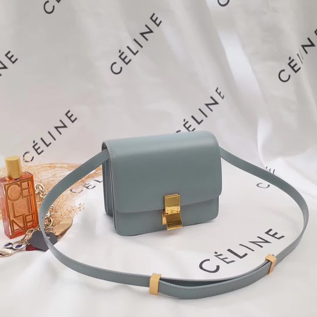 Ce1i*e leather classic box z1141 16cm*13cm*6cm