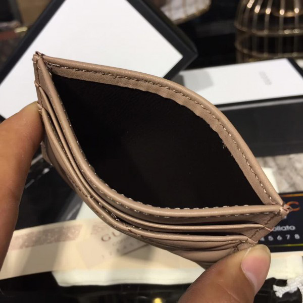 Gvc*1 gg leather card holder 03  10cmx7.5cm