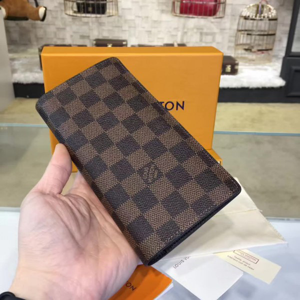 l0vis Vvtt0n brazza wallet damier ebene nn3168 long