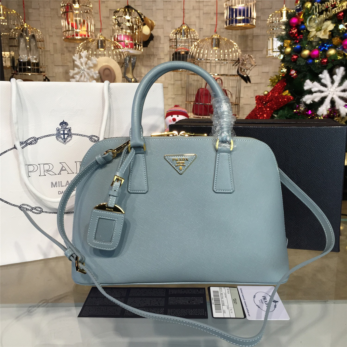 Pra*a promenade bag 3884 25.5cm x 10.5cm x 17cm