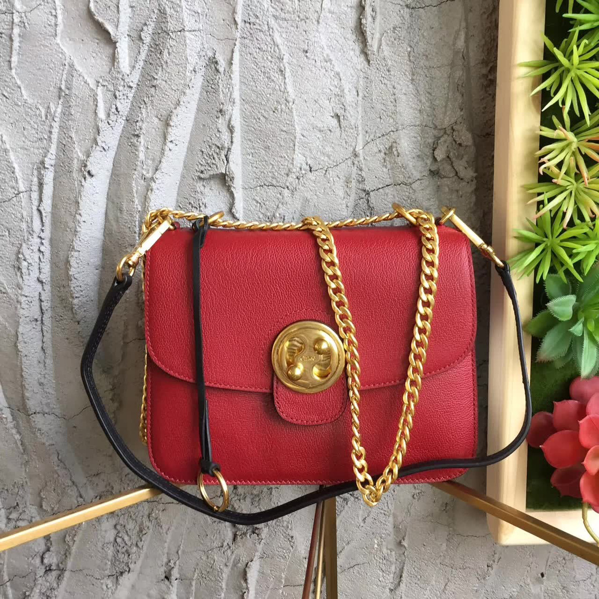 Ch10e leather mily z1266 23cmx9.5cmx17cm