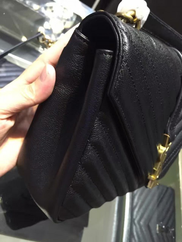 Y51 gold monogram college black 5093 24cm x 17cm x 6.5cm