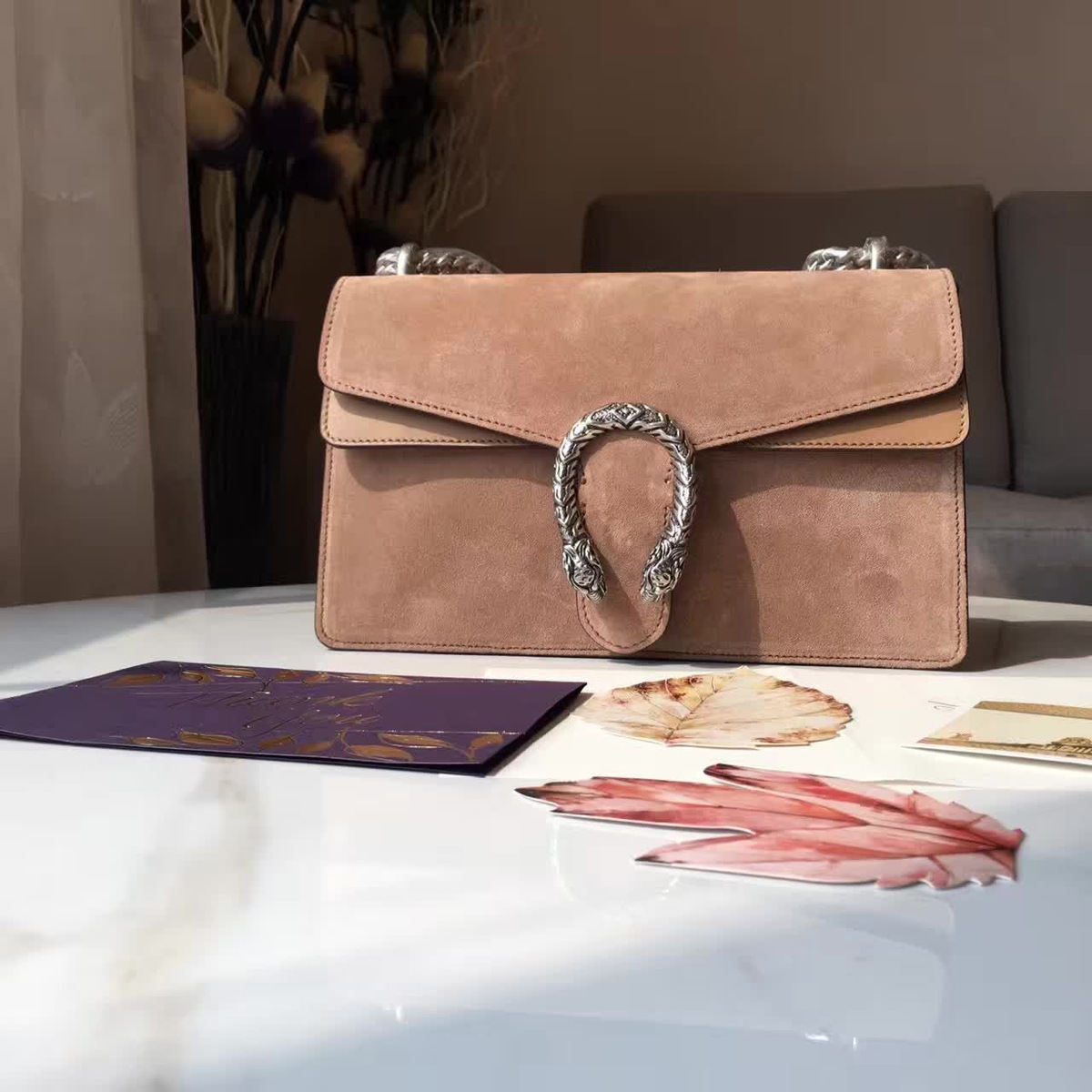 Gvc*1 dionysus shoulder bag z048 28cm x 18cm x 9cm