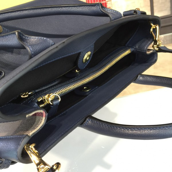 Bv*b*rry dark blue shoulder bag 35cm x 15cm x 26cm
