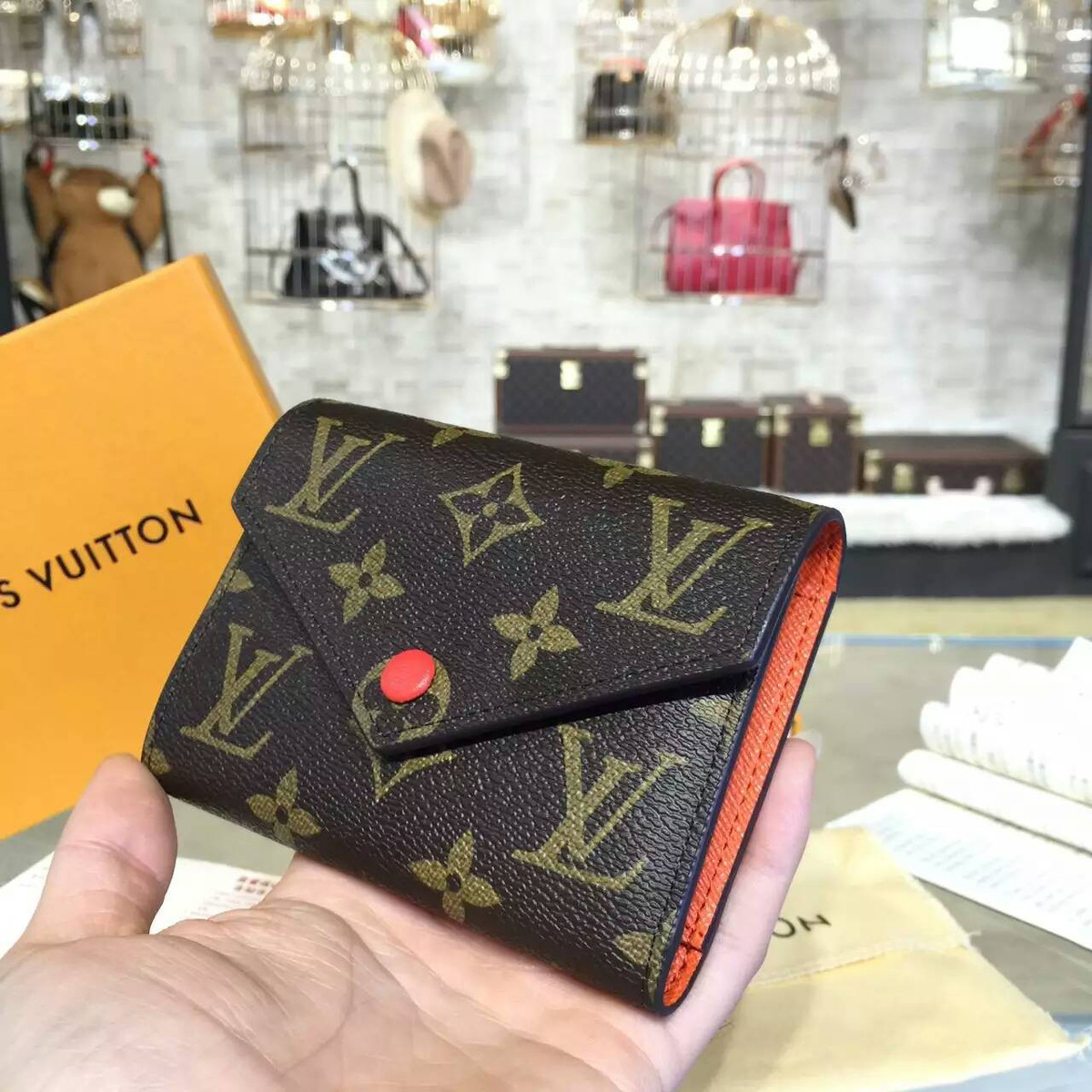 cohotbag l0vis Vvtt0n victorine   wallet orang 3039
