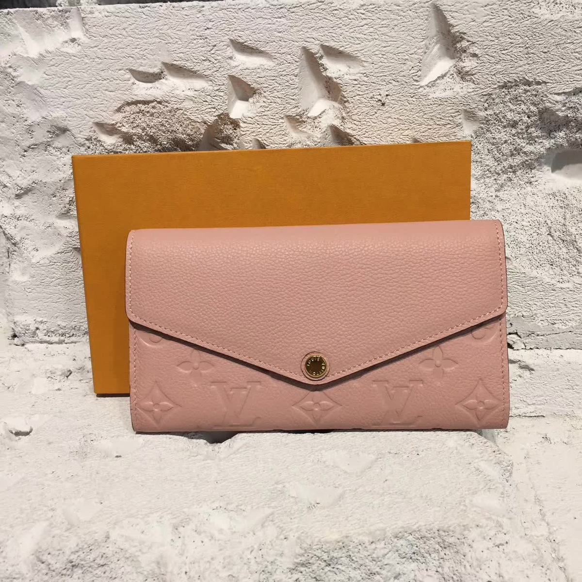 cohotbag l0vis Vvtt0n sarah wallet rose poudre 3725