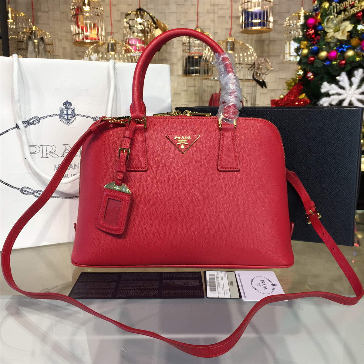 Pra*a promenade bag 3895 25.5cm x 10.5cm x 17cm