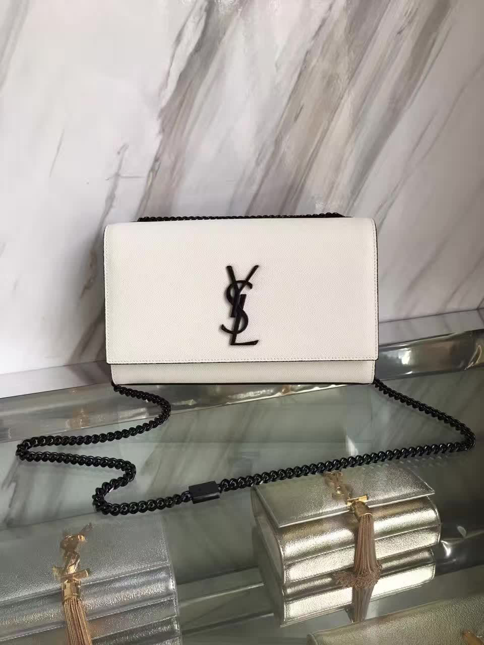 Y51 monogram kate in grain de poudre embossed leather 5012 24cm x 14.5cm x 5.5cm