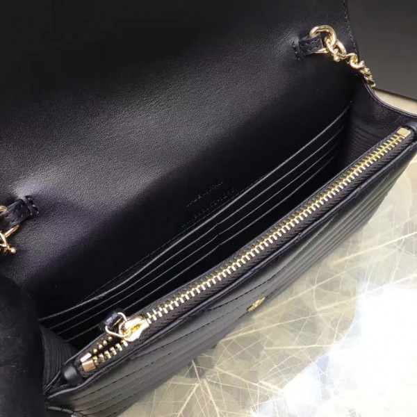 Y51 monogram college black gold 5066 19cm x 11.5cm x 4cm