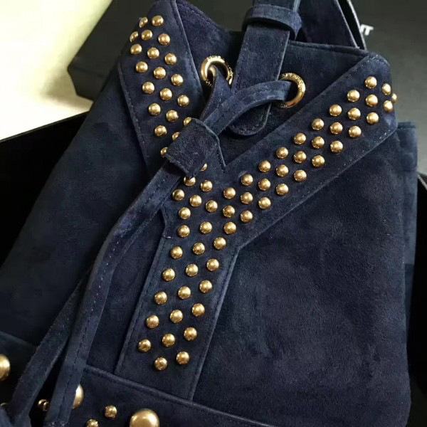 Y51 nubuck leather bucket bag 5131 24cm x 14.5cm x 5cm