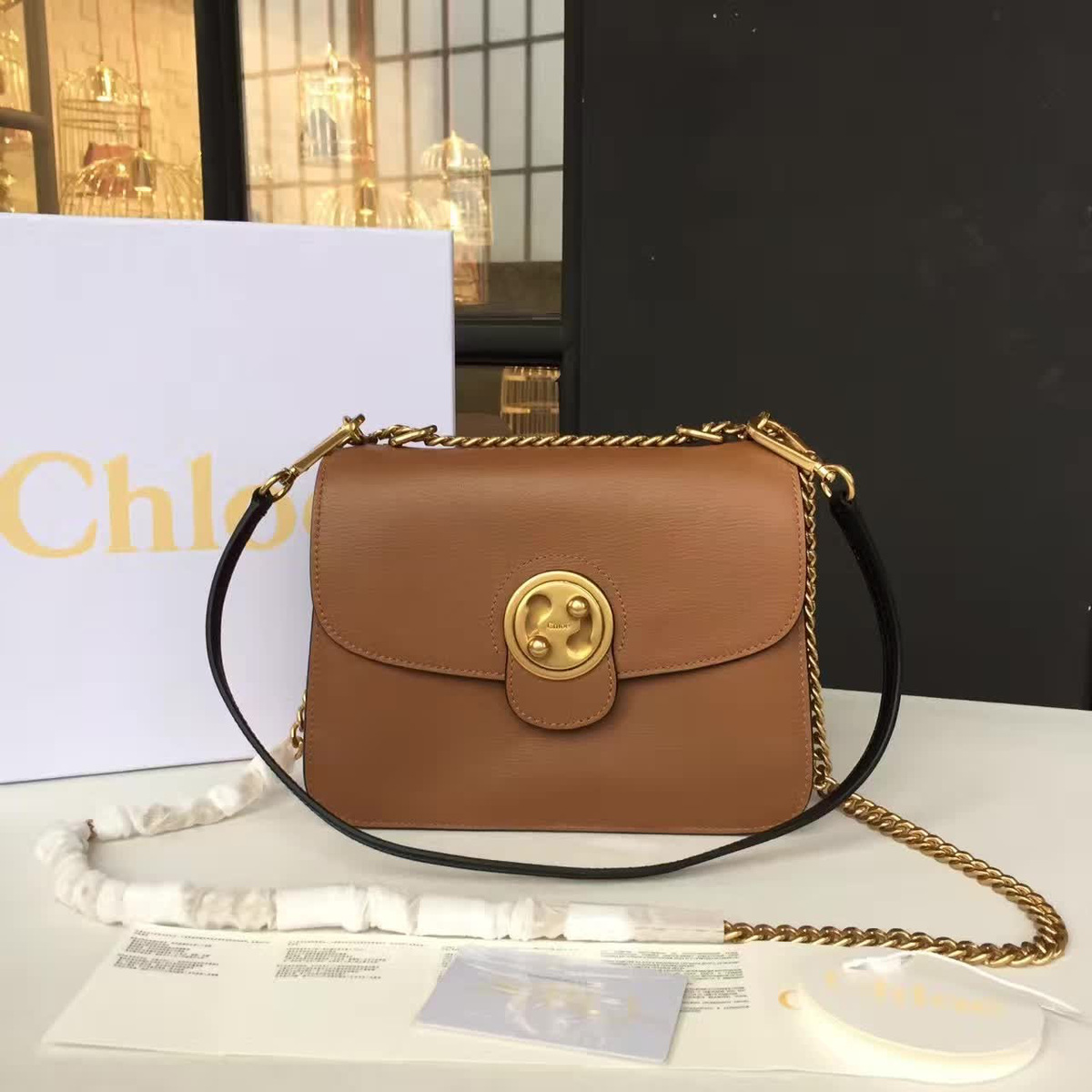Ch10e leather mily z1269 23cm x 9cm x 18cm