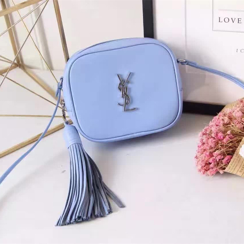 Y51 monogram blogger light blue 5120  14cm x 12cm x 5cm