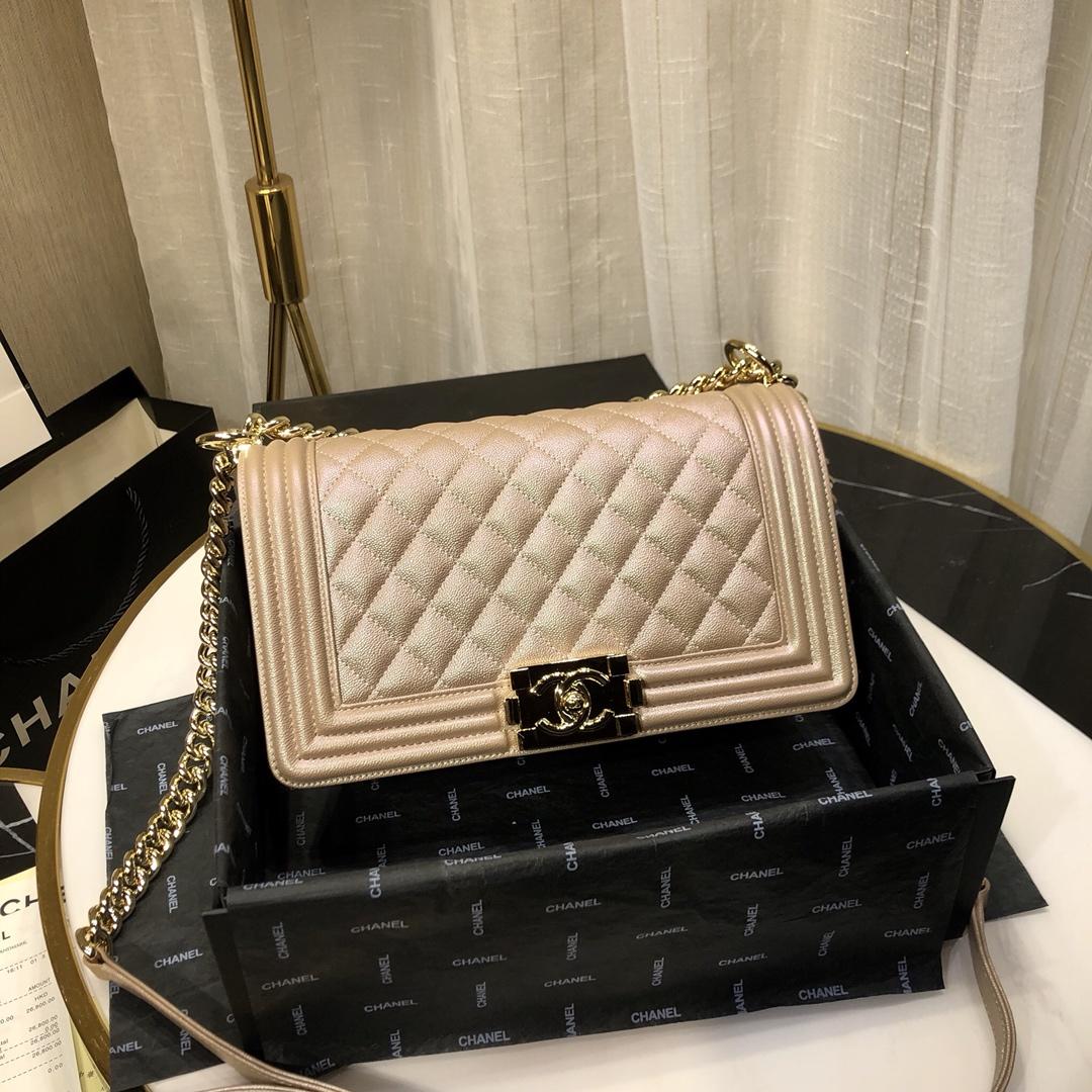Ch**el leboy 2019 pearlescent chain shoulderbag 67086
