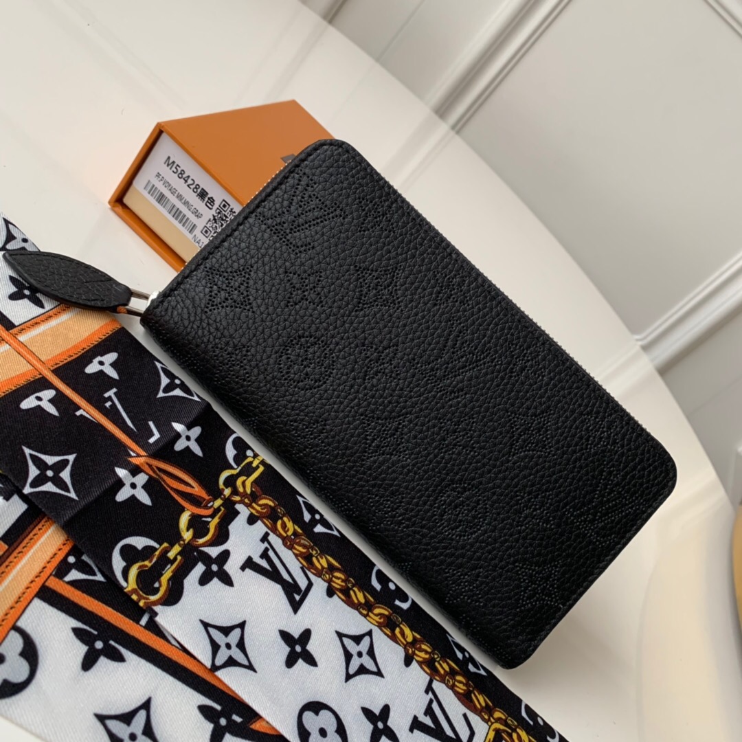Lv hollow single pull wallet m58431 black_20*2*19cm