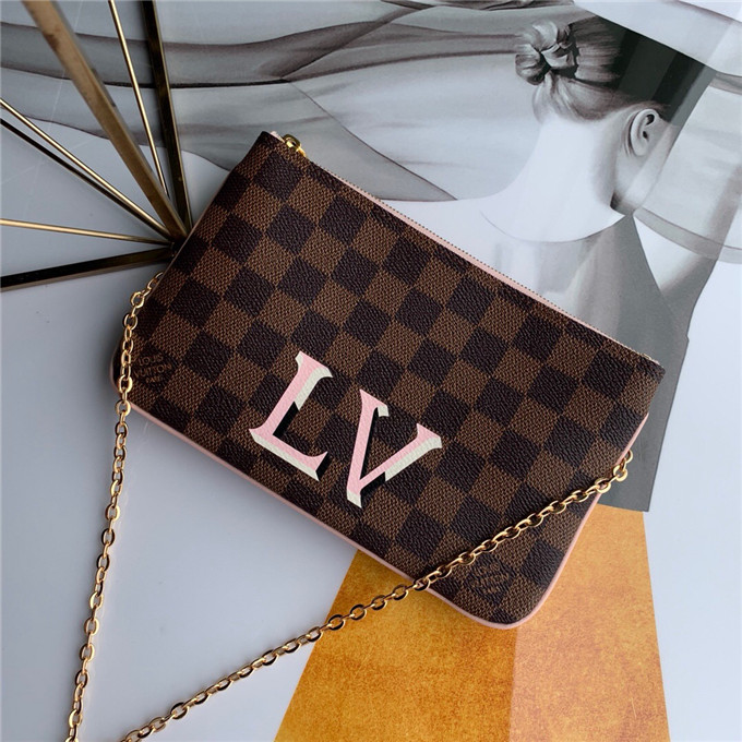l0vis Vvtt0n pochette double zip bag n60254