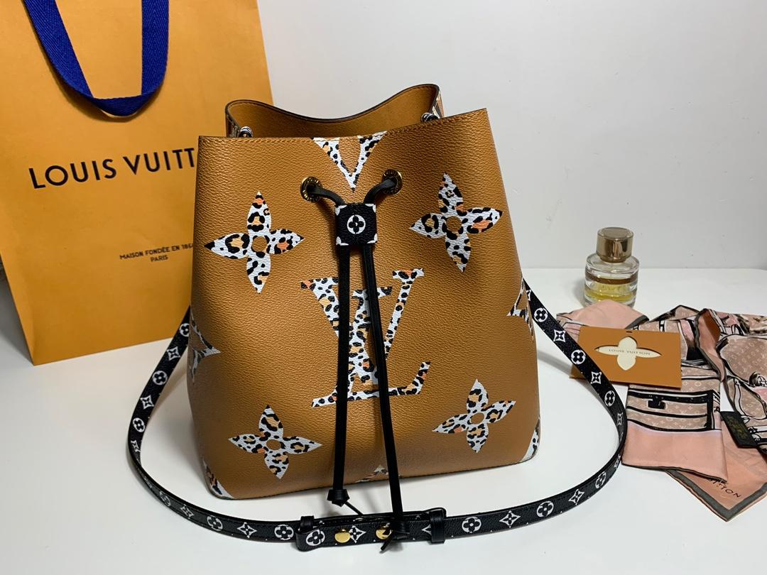 Lv jungle neo monogram pattern neonoe handbag MM m44717 26cm