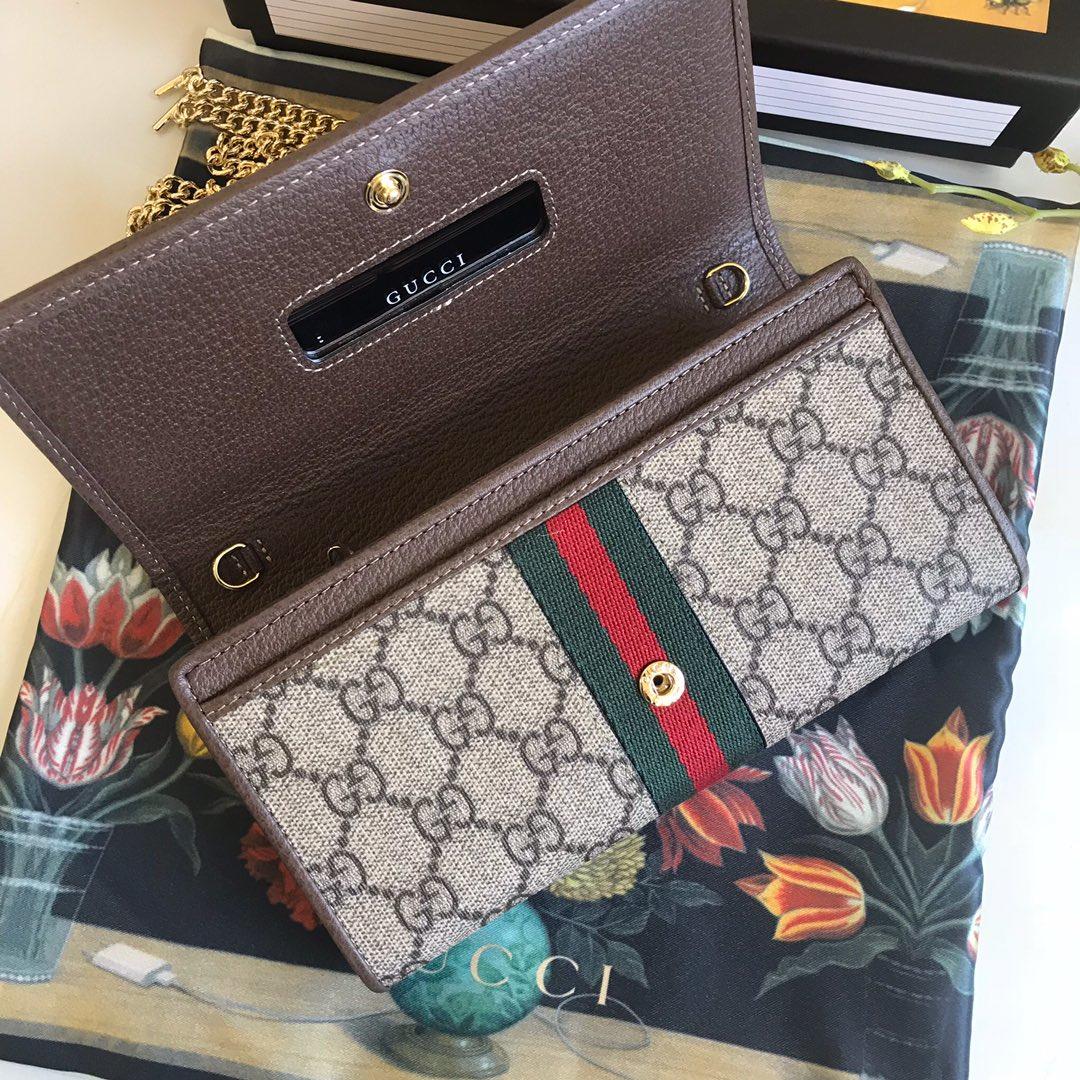 Gvc*1 wallet mini bag gg patterns and web stripes 19*10*3.5cm