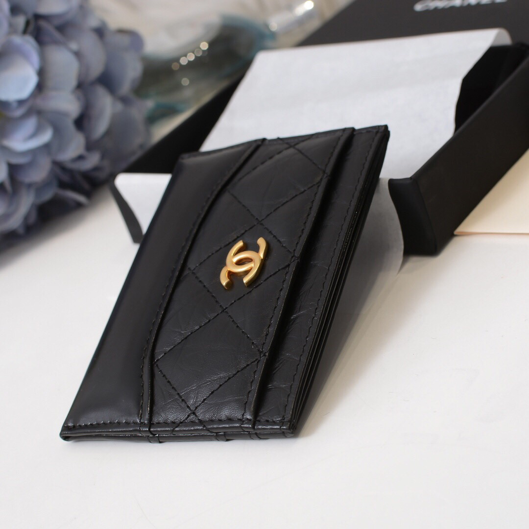 Ch**el card case black