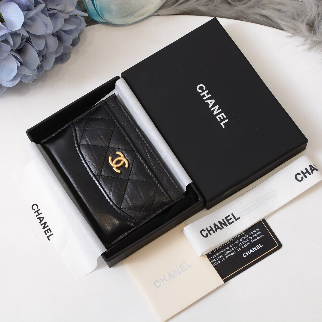 Ch**el card case black