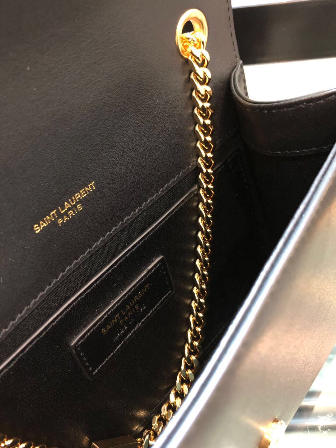 Y51 monogram kate with gold tassel 5053  24cm x 14cm x 4.5cm