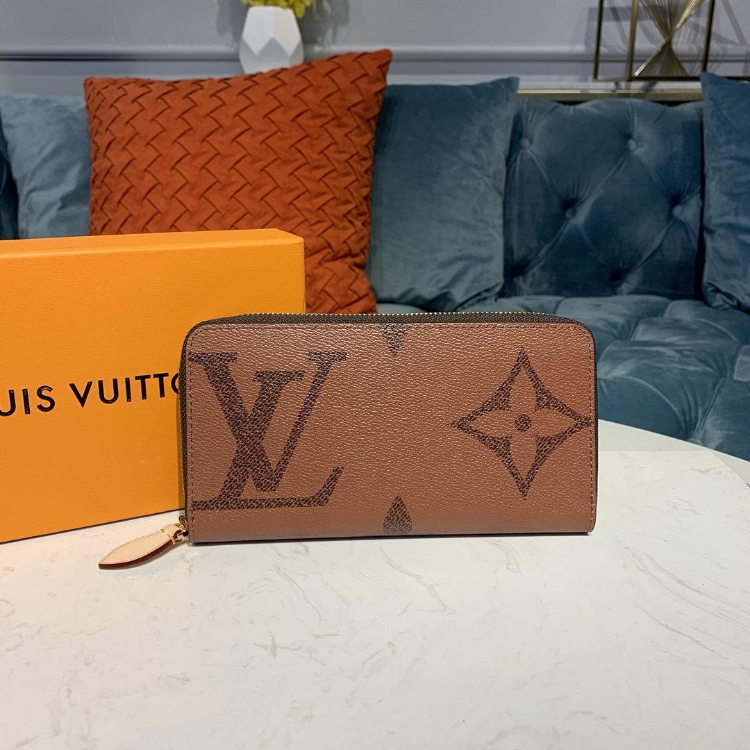 Lv m67687 zippy giant monogram reverse wallet_19.5x2.5x10.5cm