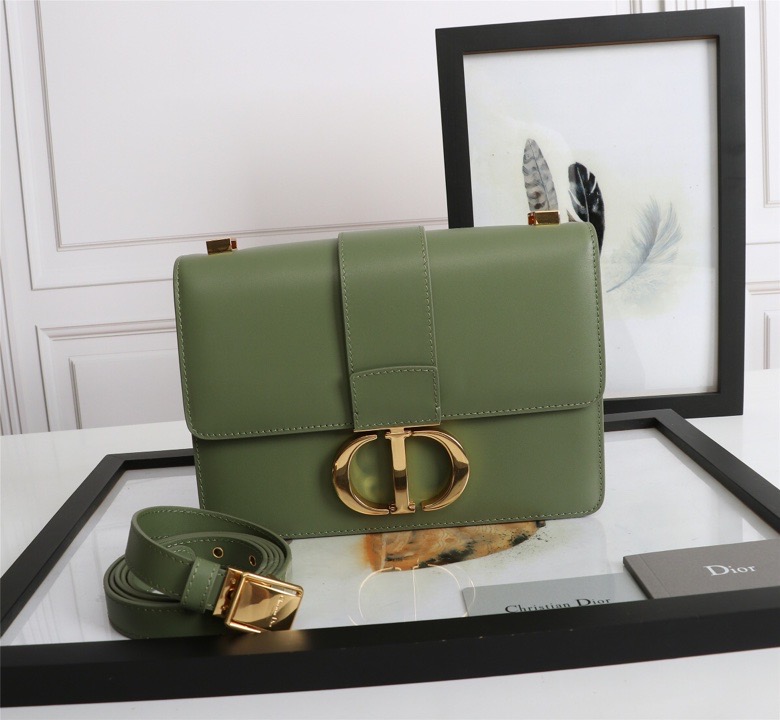 D10r lady D10r montaigne smooth cowhide green 24 x 17 x 8 cm