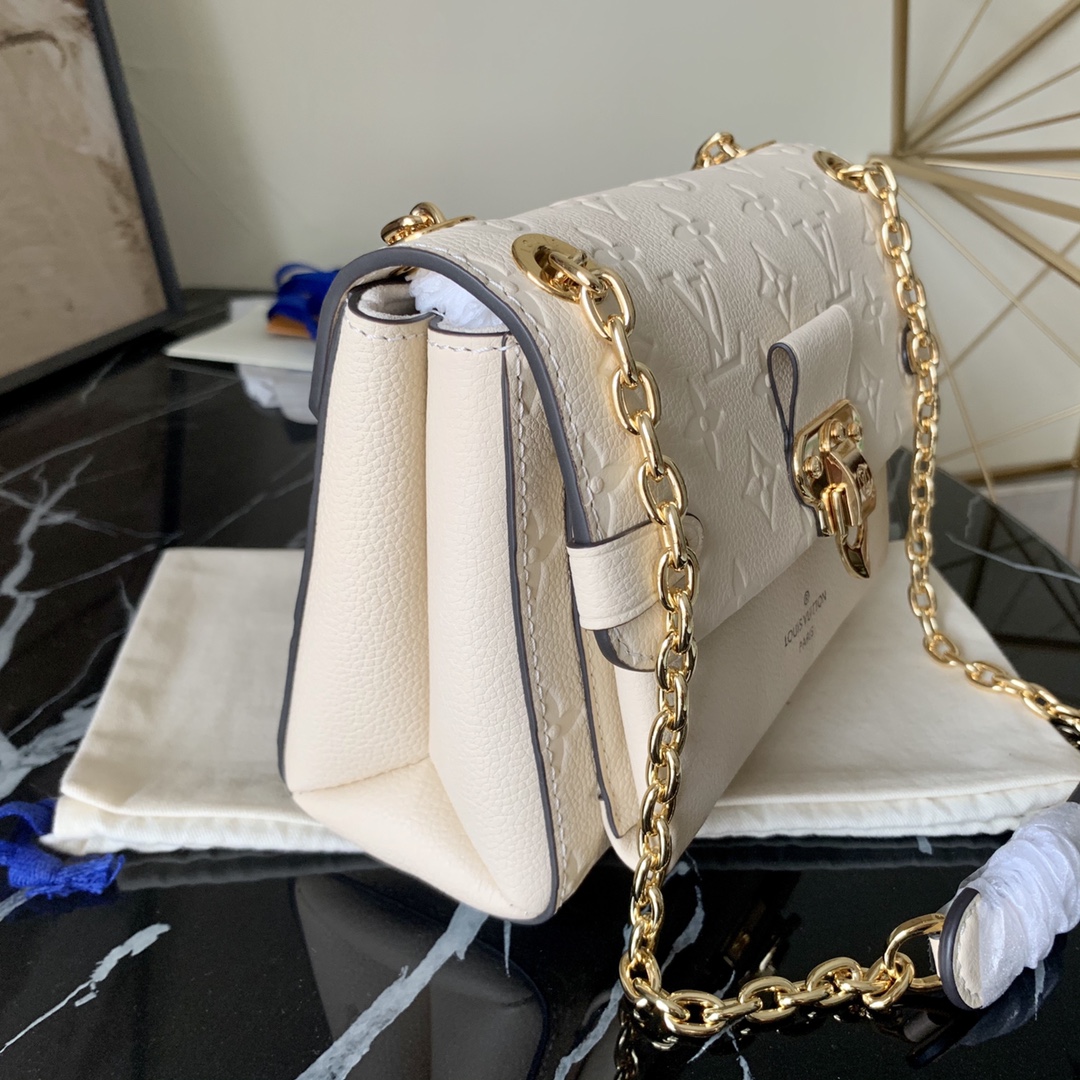 l0vis Vvtt0n vavin bb monogram empreinte leather cream  m45277 21 cm