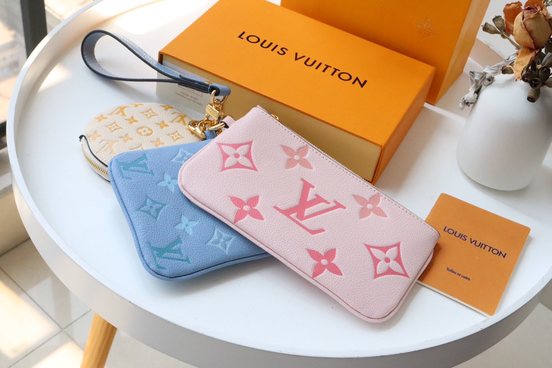 l0vis Vvtt0n trio pouch monogram empreinte leather m80407 19.5 x 11.5 x 3.0 cm