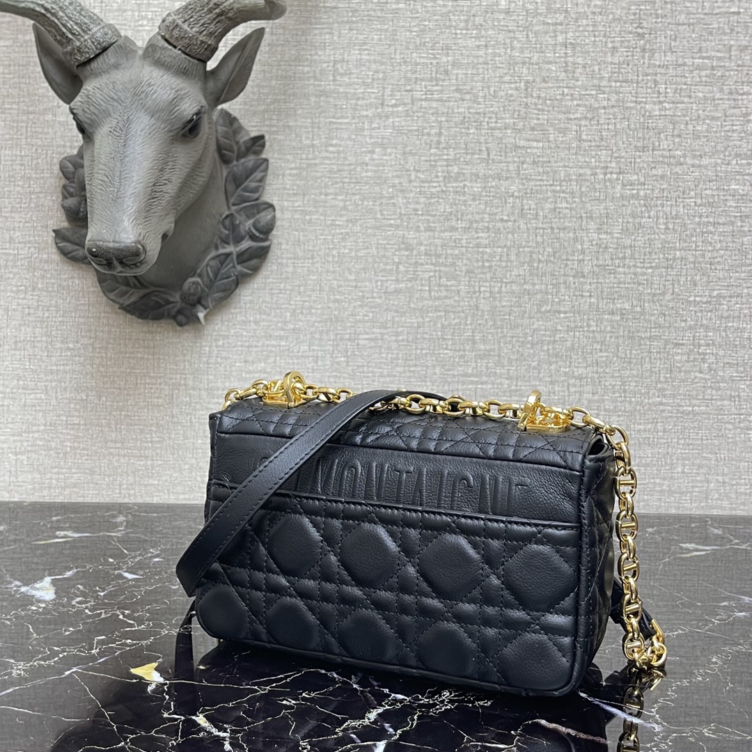 d10r small caro bag black S*pple cannage calfskin m9241uwhc 20×12×7cm