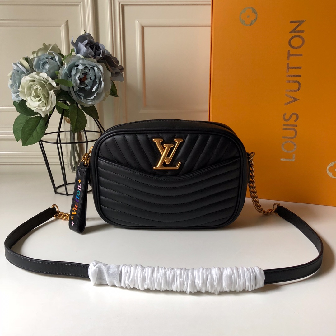 l0vis Vvtt0n new wave camera bag black m58677 21.5 x 15.5 x 6.0 cm