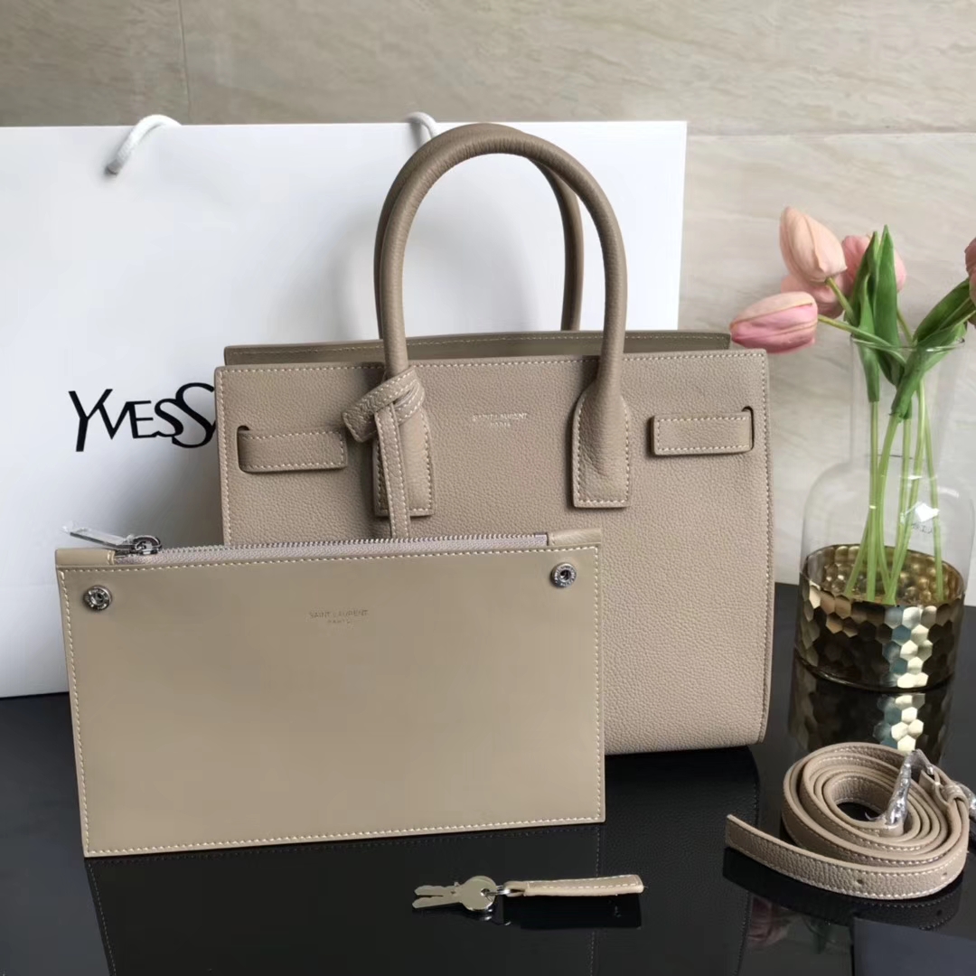 Y51 classic sac de jour baby in smooth leather ivory natural 42186302 26 x 20.5 x 12.5 cm