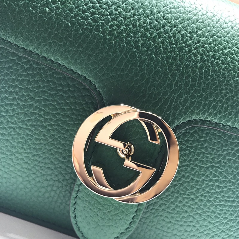 Gvc*1 marmont icon gg interlocking small green 510304 20 x 15 x 7.5 cm