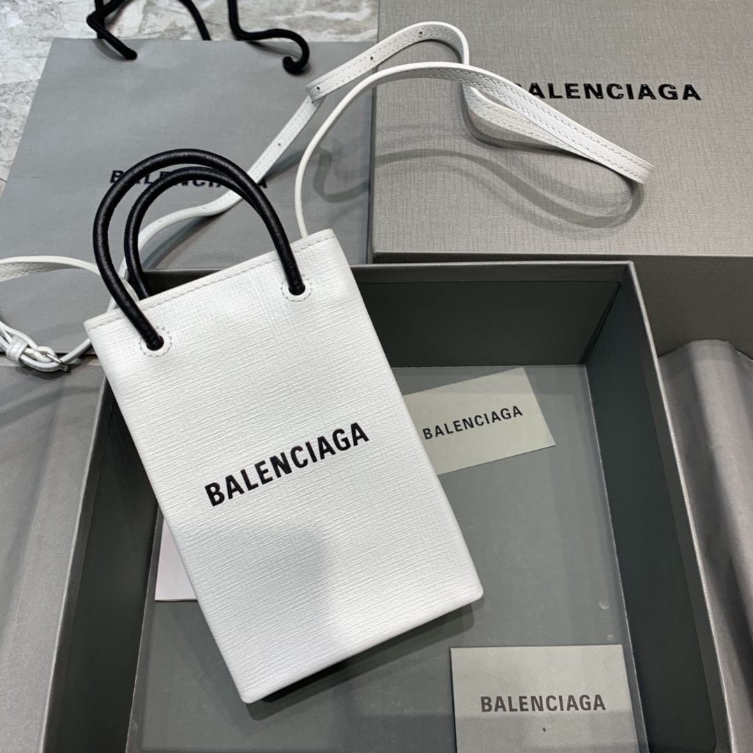 Ba1en*iaga shopping phone holder in white 5938260 12 x 4.5 x 18 cm
