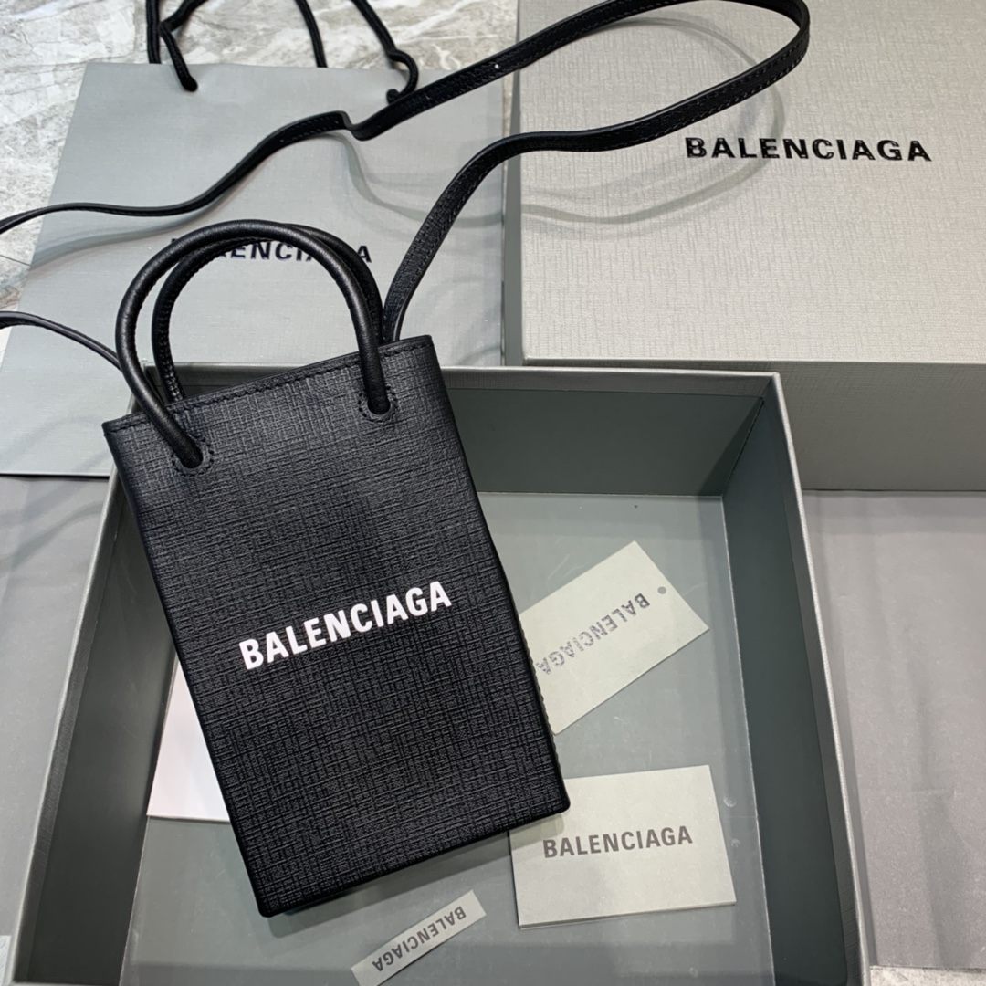Ba1en*iaga shopping phone holder in black 5938260 12 x 4.5 x 18 cm