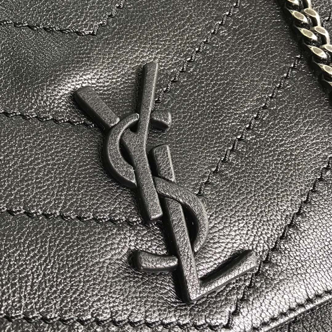 Y51 nolita small bag in vintage leather black 22 x 17.5 x 13 cm
