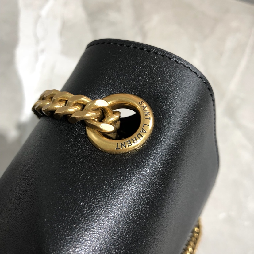 Y51 kate reversible medium in suede and smooth leather bag black 553804 28.5 x 20 x 6 cm