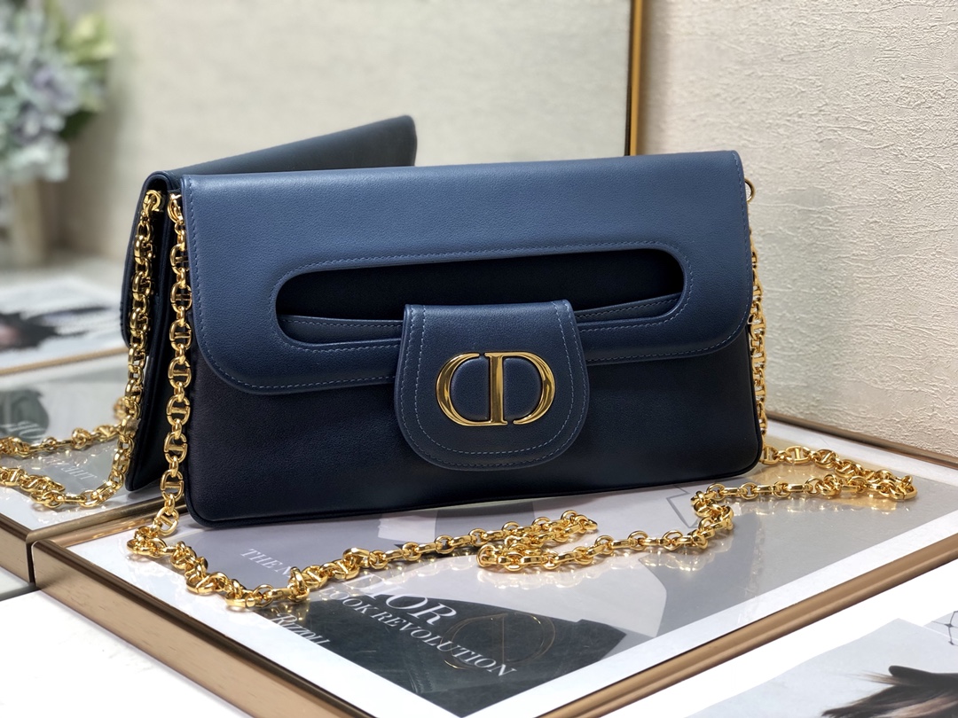D10r medium double bag blue 28 x 16.5 x 3 cm