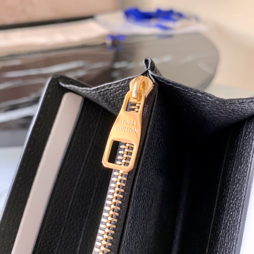 l0vis Vvtt0n sarah wallet monogram empreinte leather noir m61182 19 x 10 x 2 cm
